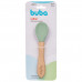 COLHER DE SILICONE E BAMBU - VERDE