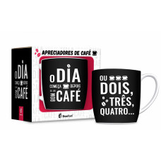 CANECA PORCELANA 360ML - "O DIA COMEÇA DEPOIS DO CAFÉ" CANECA PORCELANA 360ML - "O DIA COMEÇA DEPOIS DO CAFÉ"