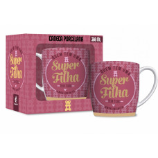 CANECA PORCELANA 360ML "SUPER FILHA"